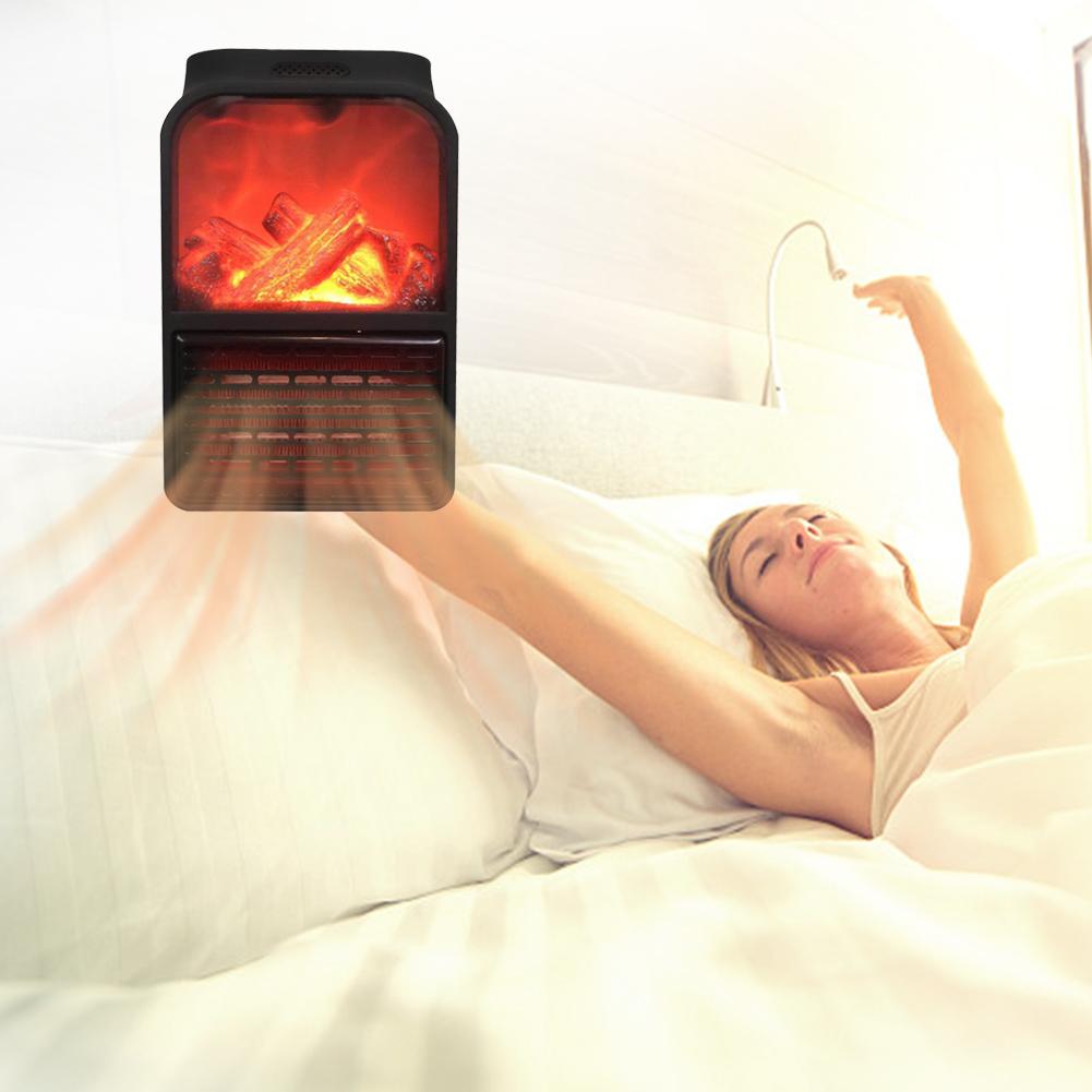 Keep That Home Sweet Home Warmer | Mini ElectricWall-outlet Flame Heater