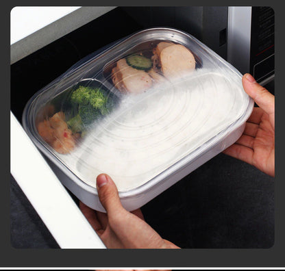 Keep your food fresh and your kitchen tidy with this set of 06 pics-set silicone lids