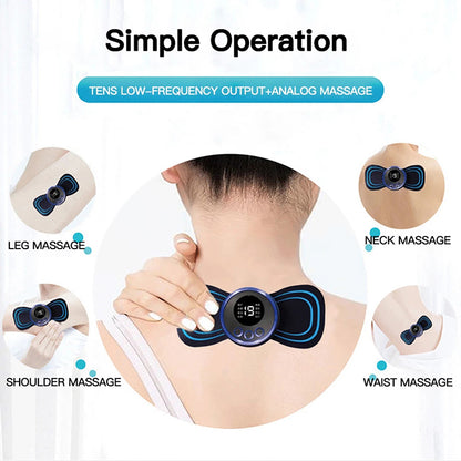 Relieve Your Neck Pain with EMS Neck Massager Gel Pads.