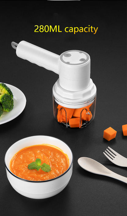 The Best Way to Save Time in the Kitchen? With the Wireless Electric Egg and Grinder Mixer!