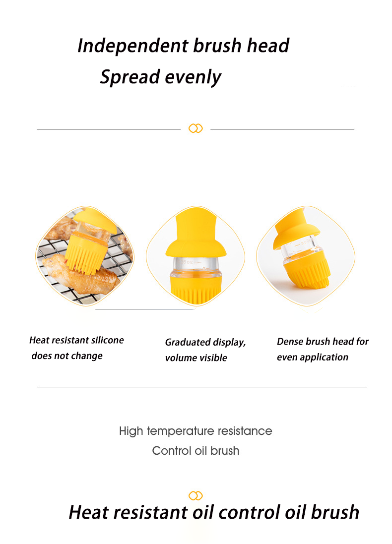 Keep Your Kitchen Clean with the 2 In 1 Glass Olive Oil Dispenser.