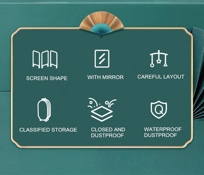 Keep your jewels safe and stylish with our foldable jewelry storage box