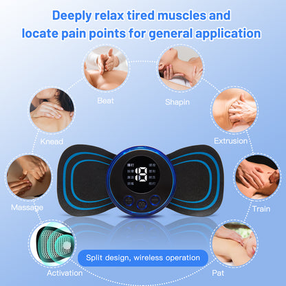 Relieve Your Neck Pain with EMS Neck Massager Gel Pads.