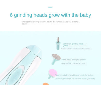 Trim nails safely with the Electric Nail Clipper – Baby Nail Clipper Set