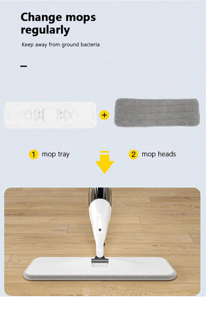 Make Floor Cleaning a breeze with the 360 Rotation Flat Mop