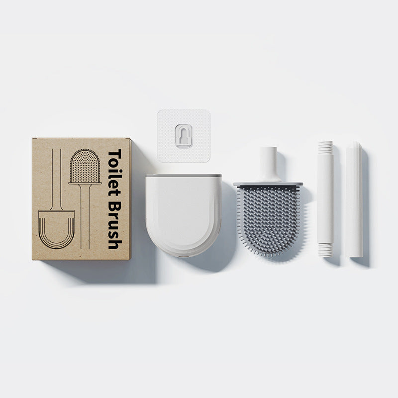 Easy To Clean, Flexible, Durable and Soft - Wall Mounted Toilet Brush