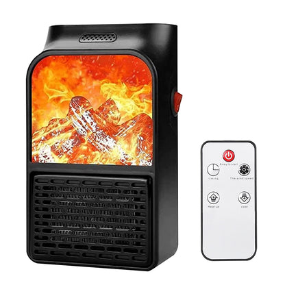 Keep That Home Sweet Home Warmer | Mini ElectricWall-outlet Flame Heater