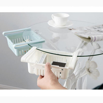 Keep your food fresh and organized with this adjustable storage basket