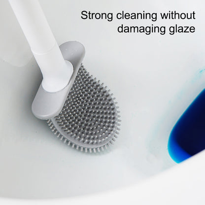 Easy To Clean, Flexible, Durable and Soft - Wall Mounted Toilet Brush