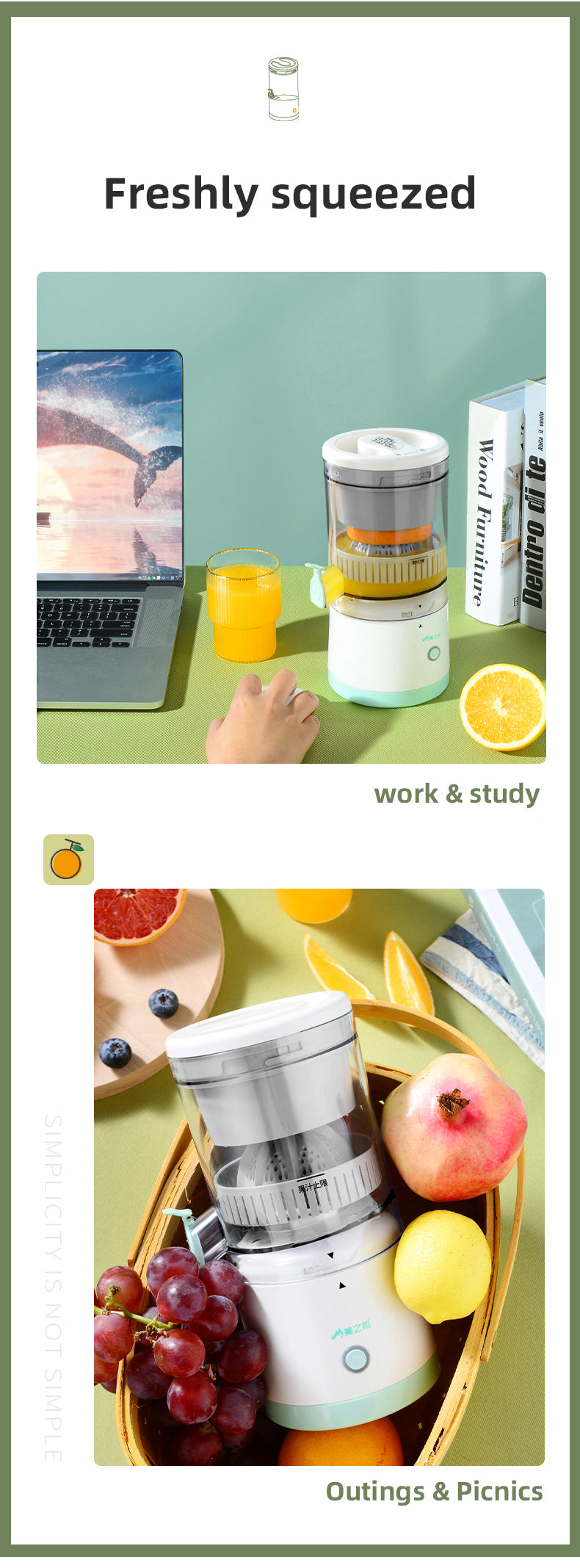 Save Time and Money with This Portable Wireless Juicer