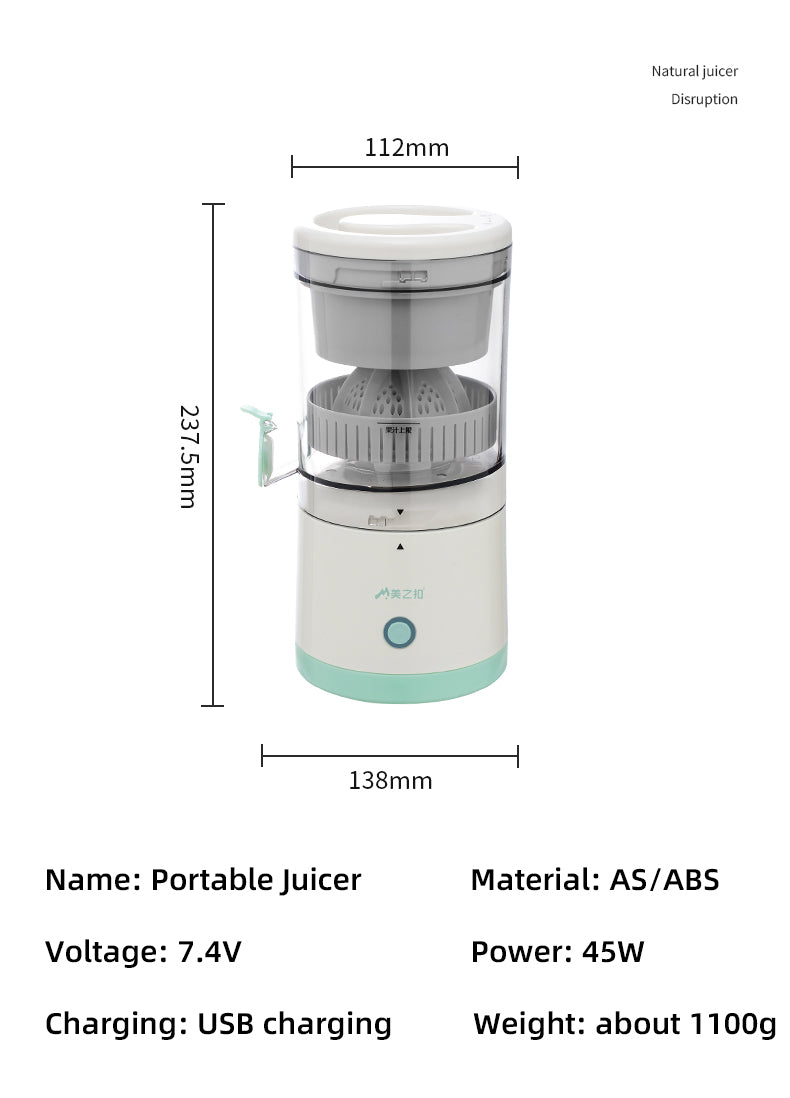 Save Time and Money with This Portable Wireless Juicer