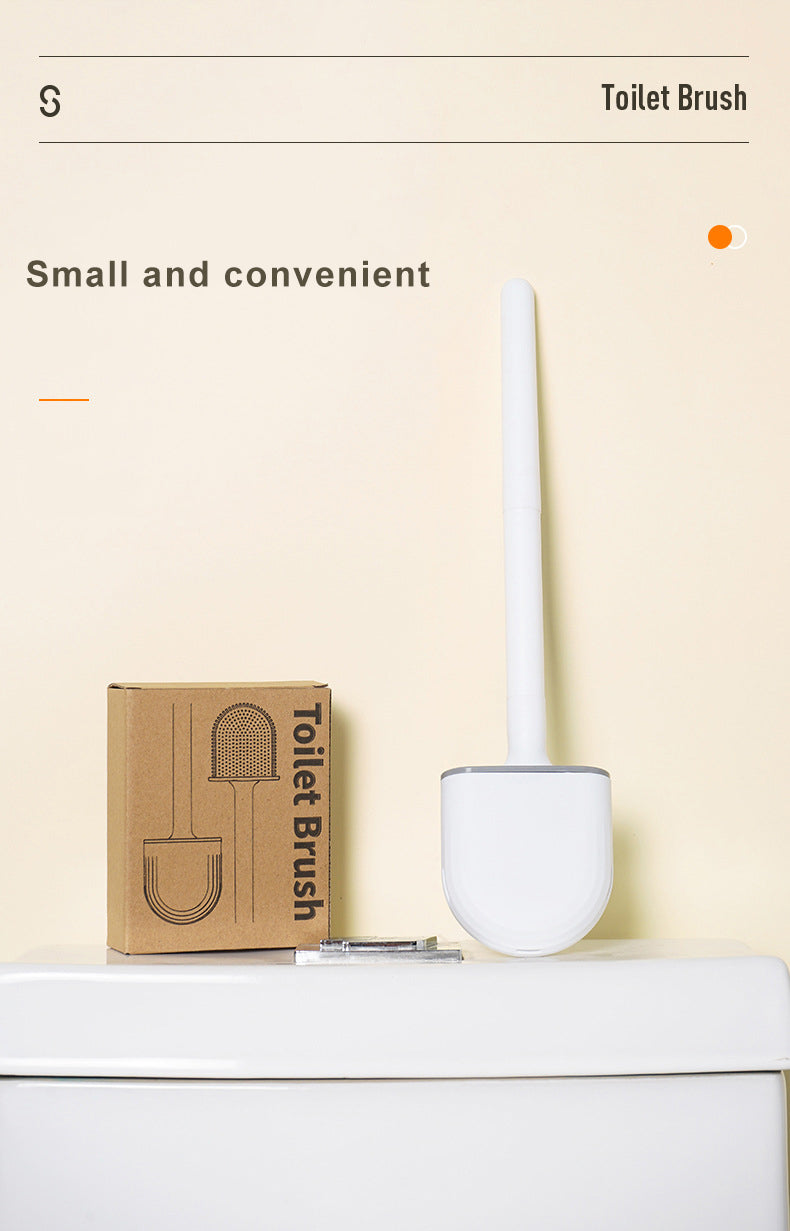 Easy To Clean, Flexible, Durable and Soft - Wall Mounted Toilet Brush