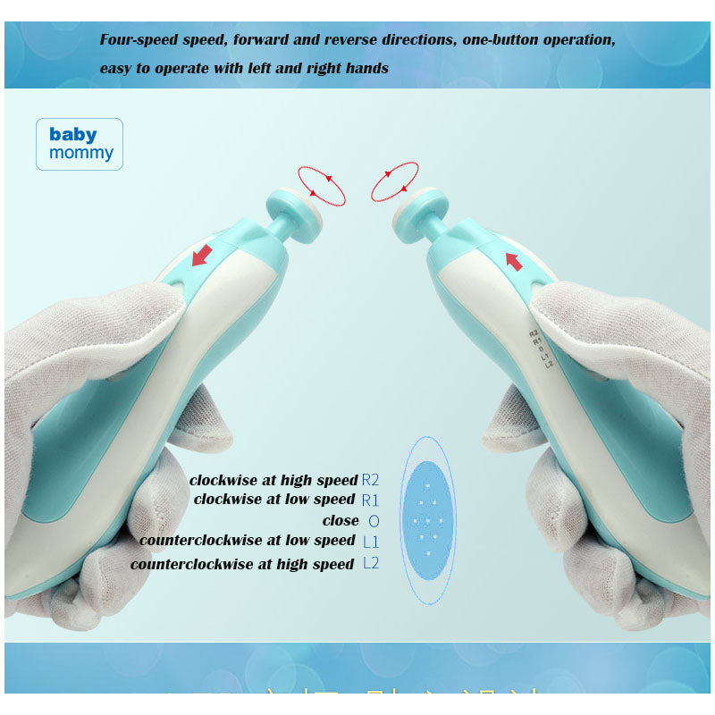 Trim nails safely with the Electric Nail Clipper – Baby Nail Clipper Set