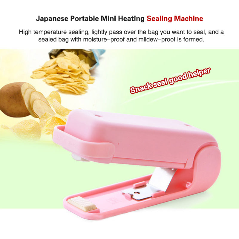 Keep your food fresh and dry with our portable hand sealer