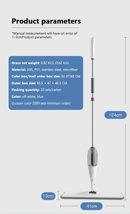 Make Floor Cleaning a breeze with the 360 Rotation Flat Mop
