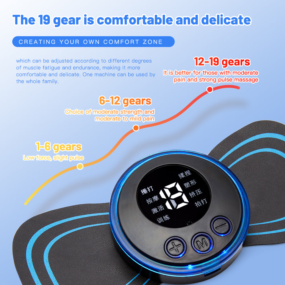 Relieve Your Neck Pain with EMS Neck Massager Gel Pads.