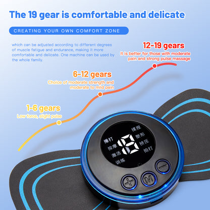 Relieve Your Neck Pain with EMS Neck Massager Gel Pads.