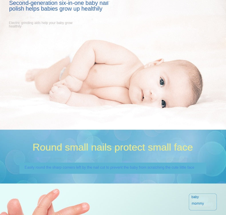Trim nails safely with the Electric Nail Clipper – Baby Nail Clipper Set