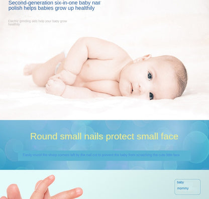 Trim nails safely with the Electric Nail Clipper – Baby Nail Clipper Set
