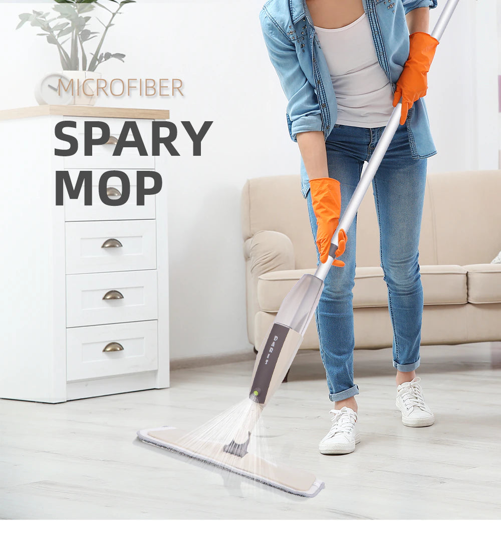 Make Floor Cleaning a breeze with the 360 Rotation Flat Mop