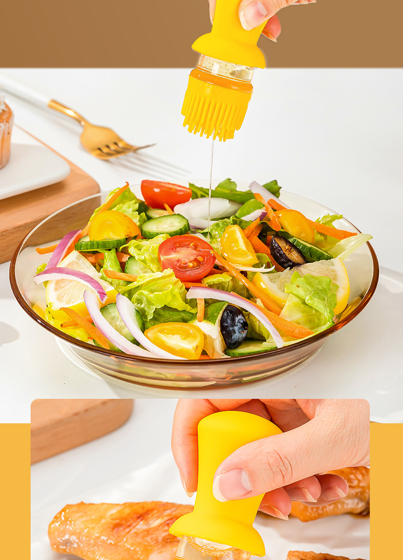 Keep Your Kitchen Clean with the 2 In 1 Glass Olive Oil Dispenser.
