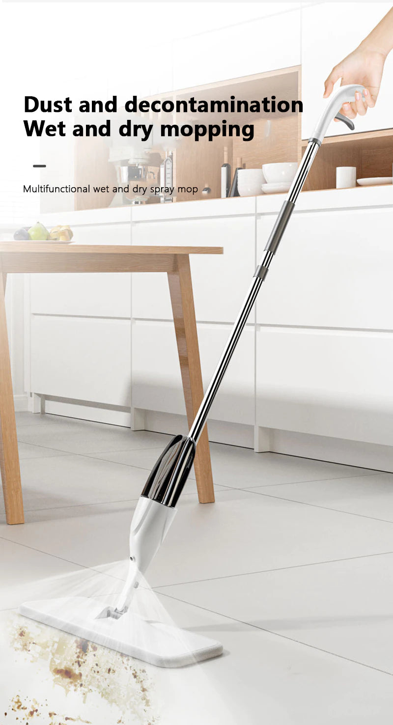 Make Floor Cleaning a breeze with the 360 Rotation Flat Mop