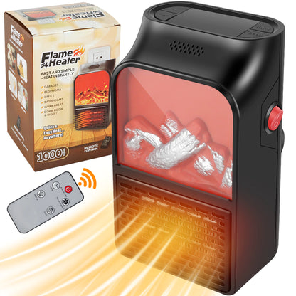 Keep That Home Sweet Home Warmer | Mini ElectricWall-outlet Flame Heater
