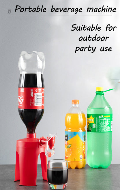 This Soda Coke Bottle Upside Down Drinking Dispenser is perfect for a fun weekend!
