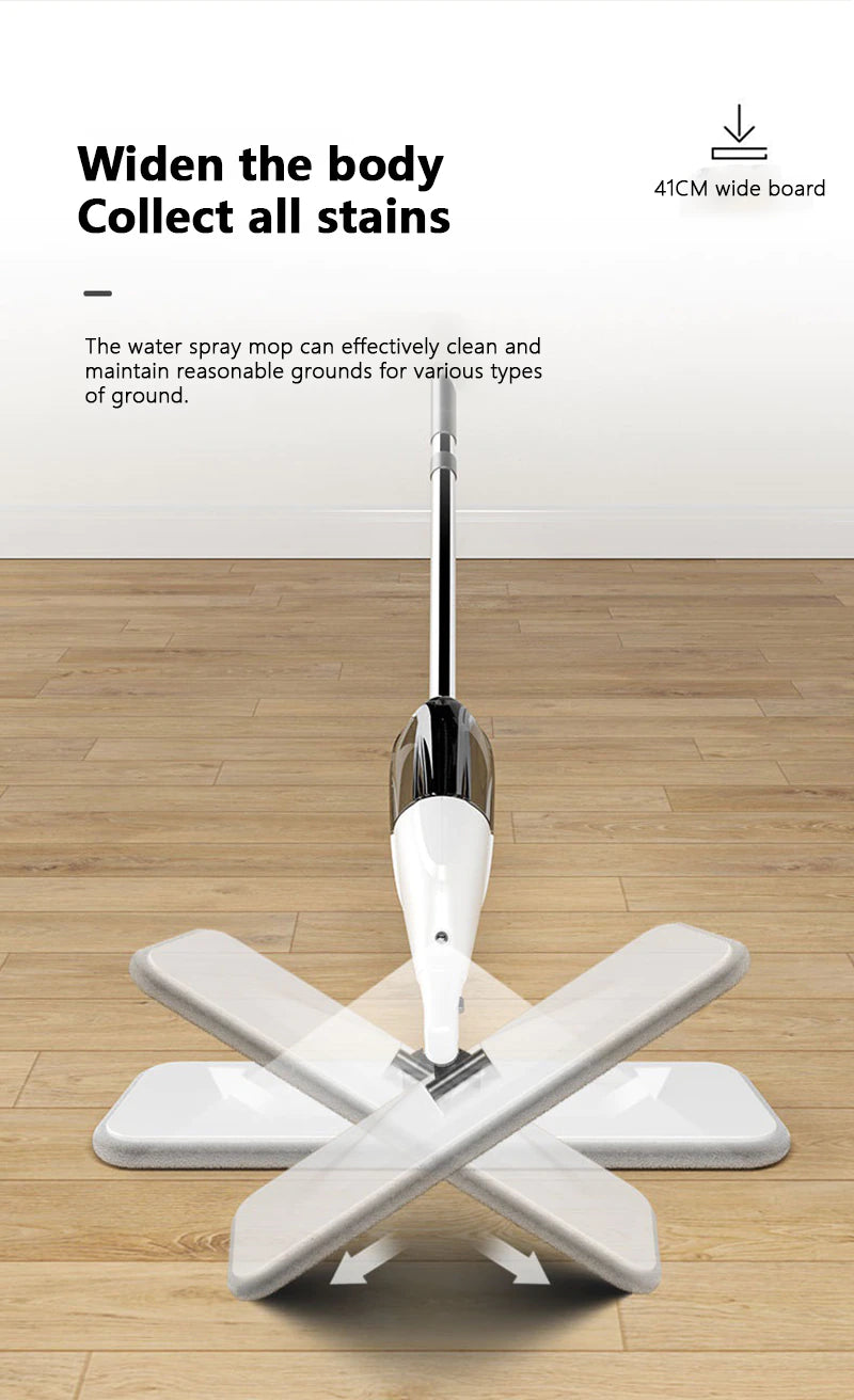 Make Floor Cleaning a breeze with the 360 Rotation Flat Mop